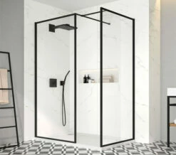 Merlyn Black Framed Showerwall Wetroom Panel -Duravit Sales Shop M700 2020 8 10 9 55 8 612