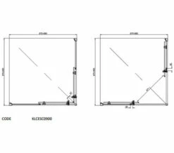 Crosswater Kai 6 Corner Entry 1900mm High Enclosure -Duravit Sales Shop M700 2020 8 18 8 17 18 896