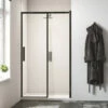 Merlyn Black 2000mm Height Sliding Shower Door