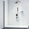 Merlyn Black Frameless Wetroom Panel