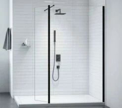 Merlyn Black Frameless Wetroom Panel -Duravit Sales Shop M700 2020 8 8 12 16 13 455
