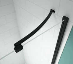 Merlyn Black Hinge Shower Door And Inline Panel -Duravit Sales Shop M700 2020 8 8 8 48 45 860