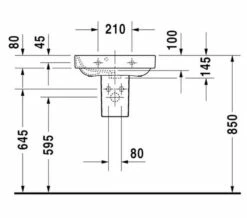 Duravit Happy D2 500 X 360mm Handrinse Basin - 0709500000 -Duravit Sales Shop M700 2021 1 11 6 39 16 286