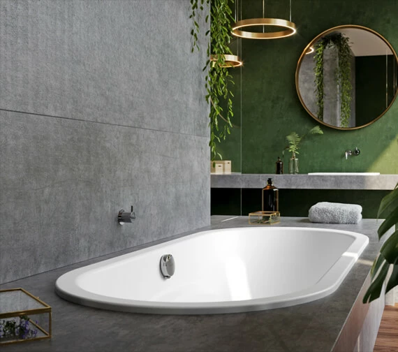 Kaldewei Ambiente Classic Duo Oval 1700mm Double Ended Steel Bath White 2 Kaldewei Ambiente Classic Duo Oval 1700mm Double Ended Steel Bath White - Image 2