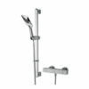 Bristan Quadrato Thermostatic Surface Mounted Chrome Bar Shower Valve