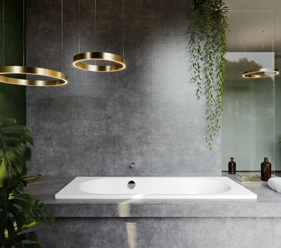 Kaldewei Ambiente Vaio Set 1700mm Single Ended Steel Bath White 2 Kaldewei Ambiente Vaio Set 1700mm Single Ended Steel Bath White - Image 2