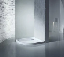 Kaldewei Ambiente Arrondo Quadrant Steel Shower Tray White
