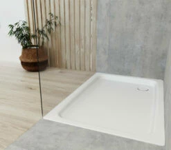 Kaldewei Advantage Duschplan 1000mm Rectangular Steel Shower Tray White