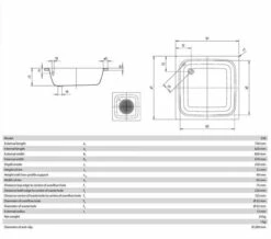 Kaldewei Advantage Sanidusch 800mm Rectangular Steel Shower Tray White -Duravit Sales Shop M700 2021 10 5 7 10 55 260