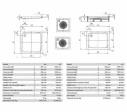 Kaldewei Advantage Duschplan Square Steel Shower Tray White -Duravit Sales Shop M700 2021 10 5 8 35 11 243