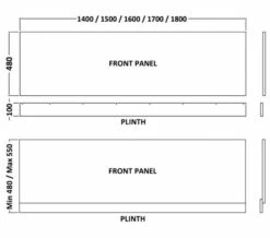 Nuie Athena Standard Bath Front Panel And Plinth -Duravit Sales Shop M700 2021 11 16 9 45 42 514