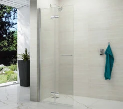 Merlyn 8 Series Hinged Bifold Showerwall Door 760 X 760mm