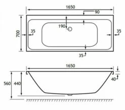Joseph Miles Malin White 5mm Acrylic Bath - Double Ended 14 Joseph Miles Malin White 5mm Acrylic Bath - Double Ended -Duravit Sales Shop M700 2021 11 27 7 57 27 228