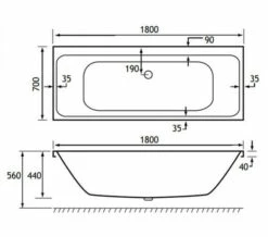 Joseph Miles Malin White 5mm Acrylic Bath - Double Ended 17 Joseph Miles Malin White 5mm Acrylic Bath - Double Ended -Duravit Sales Shop M700 2021 11 27 7 58 3 232