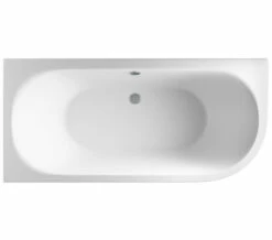Joseph Miles Biscay Double Ended White 5mm Acrylic Bath
