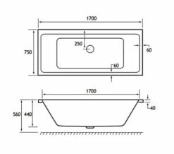 Joseph Miles Portland Beauforte Reinforced Double Ended Rectangular White Bath -Duravit Sales Shop M700 2021 12 15 11 0 22 202 1