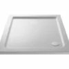 Hudson Reed Pearlstone 40mm Slimline ABS Acrylic Square Shower Tray