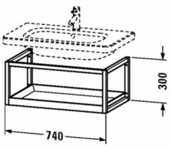 Duravit DuraStyle Wall Mounted ACC Shelf For Washbasin -Duravit Sales Shop M700 2021 2 6 9 26 38 957