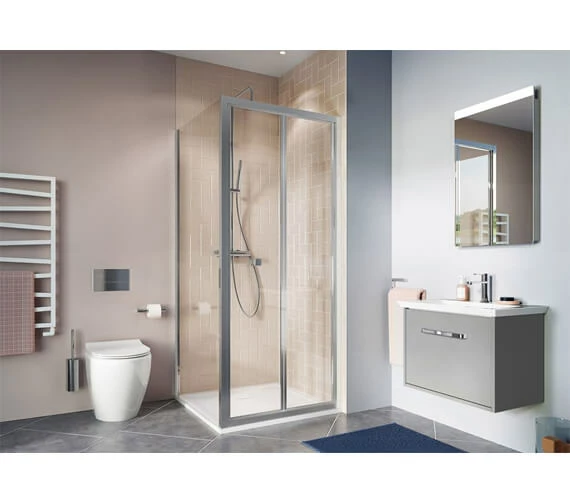 Crosswater Clear 6 1950mm Height Bi-fold Door 1 Crosswater Clear 6 1950mm Height Bi-fold Door