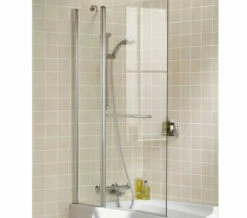 Lakes Classic Square Bath Screen 800 X 1500mm Silver -Duravit Sales Shop M700 2021 3 2 8 50 51 284