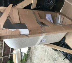 Nuie Crescent 1700 X 725mm Back-To-Wall Left-Handed White Bath And Panel - Ex Display -Duravit Sales Shop M700 2021 4 2 7 8 49 242