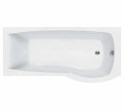 Roca Giralda Left Hand Acrylic White Shower Bath 1700 X 800mm - 1235L2000