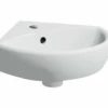 Geberit Selnova Single Tap Hole Corner Handrinse Basin White