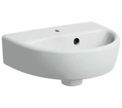 Geberit Selnova Round 360 X 290mm Handrinse Washbasin White