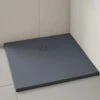 Merlyn TrueStone Square 900 X 900mm Shower Tray With Waste - Slate Black