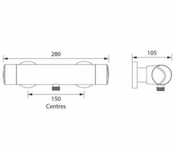 Bristan Opac Exposed Thermostatic Chrome Bar Shower Valve -Duravit Sales Shop M700 2021 5 28 12 5 46 389