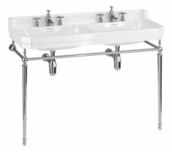 Burlington Edwardian 1210mm Double Basin With Washstand -Duravit Sales Shop M700 2021 6 8 6 58 4 583