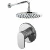 Nuie Binsey Manual Valve With Chrome Fixed Shower Arm And Head