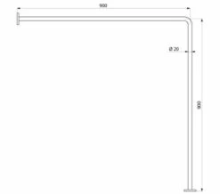 Delabie Angled Bright Polished Curtain Rail -Duravit Sales Shop M700 2021 7 19 12 23 32 995