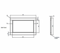 Roper Rhodes Hampton 700 X 500mm End Bath Panel -Duravit Sales Shop M700 2021 7 19 9 48 48 740