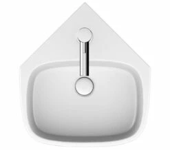 Crosswater Kai S 420mm Wide White Corner Basin With 1 Taphole -Duravit Sales Shop M700 2021 7 27 15 31 52 352