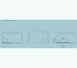 Lakes Classic Curved Single Panel Bath Screen Silver -Duravit Sales Shop M700 2021 7 28 7 48 20 905