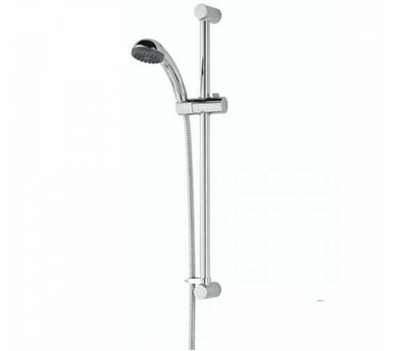 Bristan Chrome Slide Rail Shower Kit With Rub Clean Handset 1 Bristan Chrome Slide Rail Shower Kit With Rub Clean Handset