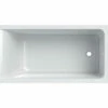 Geberit Renova Plan Rectangular Single Ended Acrylic Bath White With Feet