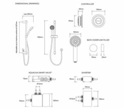 Aqualisa Quartz Classic Smart Concealed Valve With Riser Rail And Bath Filler -Duravit Sales Shop M700 2021 9 17 12 49 52 304