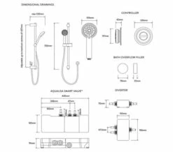 Aqualisa Quartz Classic Smart Concealed Valve With Riser Rail And Bath Filler -Duravit Sales Shop M700 2021 9 17 12 50 1 775
