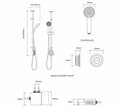 Aqualisa Quartz Classic Smart Digital Exposed Shower Set -Duravit Sales Shop M700 2021 9 17 7 47 57 397