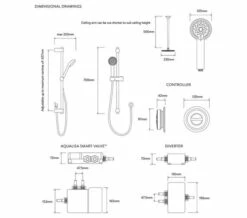 Aqualisa Quartz Classic Smart Concealed Shower Valve With Exposed Riser Rail -Duravit Sales Shop M700 2021 9 17 9 20 34 788