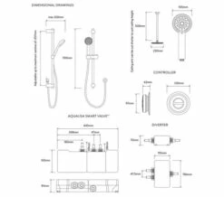 Aqualisa Quartz Classic Smart Concealed Shower Valve With Exposed Riser Rail -Duravit Sales Shop M700 2021 9 17 9 20 54 57