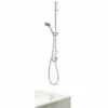 Aqualisa Quartz Classic Slide Rail Kit With Exposed Digital Valve And Bath Filler