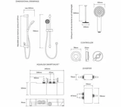 Aqualisa Quartz Touch Digital Concealed Shower Valve With Kit And Ceiling Head -Duravit Sales Shop M700 2021 9 20 11 42 58 293