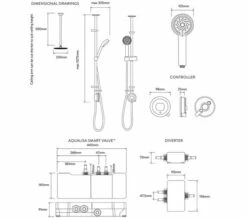 Aqualisa Quartz Touch Exposed Smart Digital Valve With Shower Kit 7 Aqualisa Quartz Touch Exposed Smart Digital Valve With Shower Kit -Duravit Sales Shop M700 2021 9 20 14 18 49 734