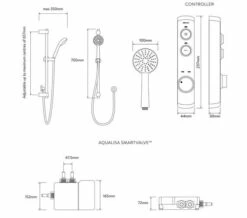 Aqualisa ISystem Smart Concealed Shower Valve With Kit -Duravit Sales Shop M700 2021 9 21 9 24 6 717