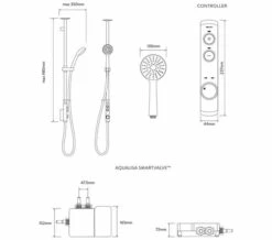 Aqualisa ISystem Smart Exposed Shower Valve With Kit -Duravit Sales Shop M700 2021 9 23 7 48 5 850