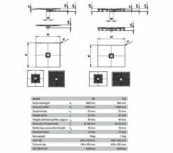 Kaldewei Avantgarde Conoflat 1000mm Rectangular Steel Shower Tray White -Duravit Sales Shop M700 2021 9 30 11 26 35 587