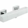Vado TE Chrome Exposed Square Thermostatic Shower Valve